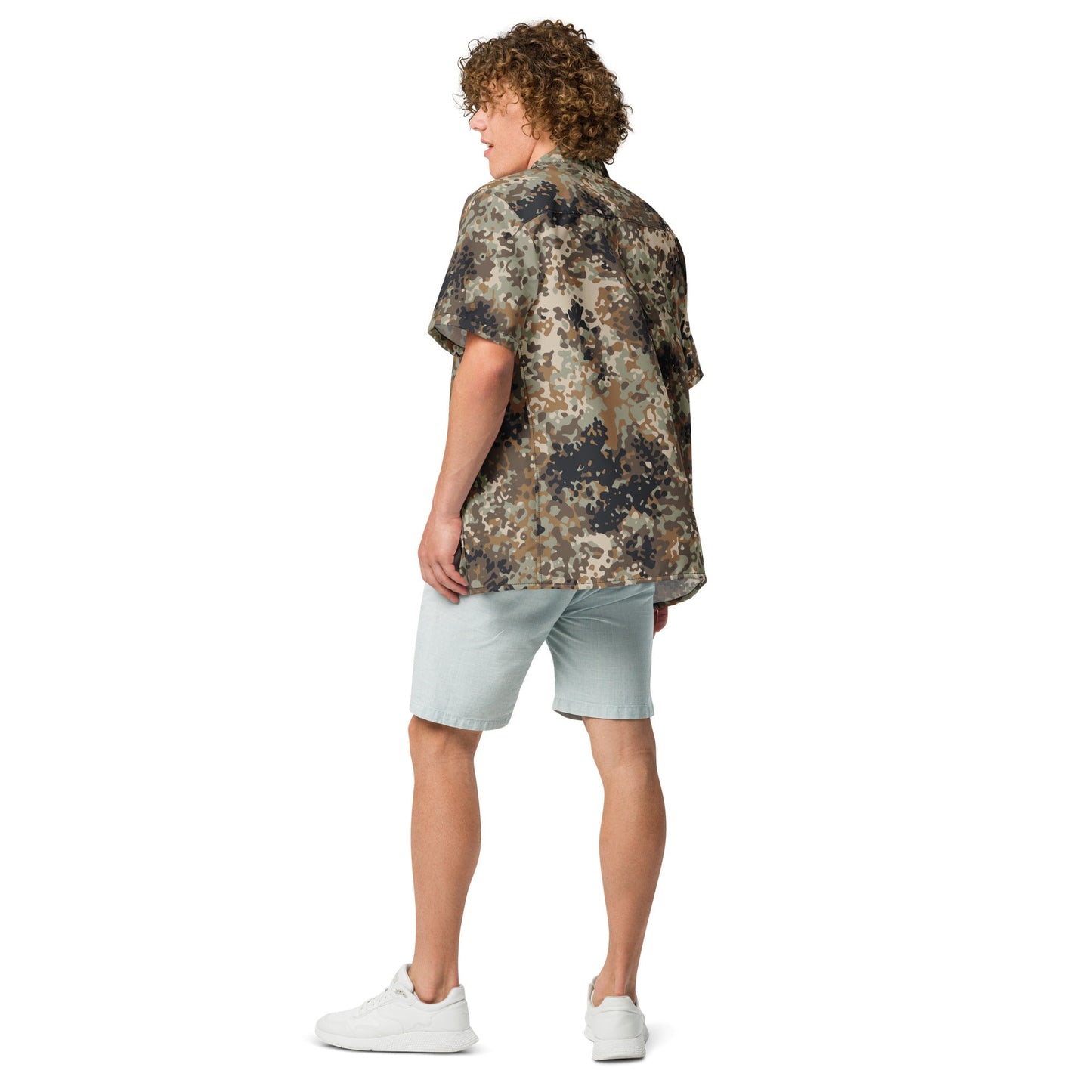 Chinese Flecktarn Tibet tarn Plateau Highland CAMO Unisex button shirt Button Shirts