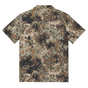Flecktarn Himalayan Plateau CAMO Unisex Short-Sleeve Button Shirt - Button-Up