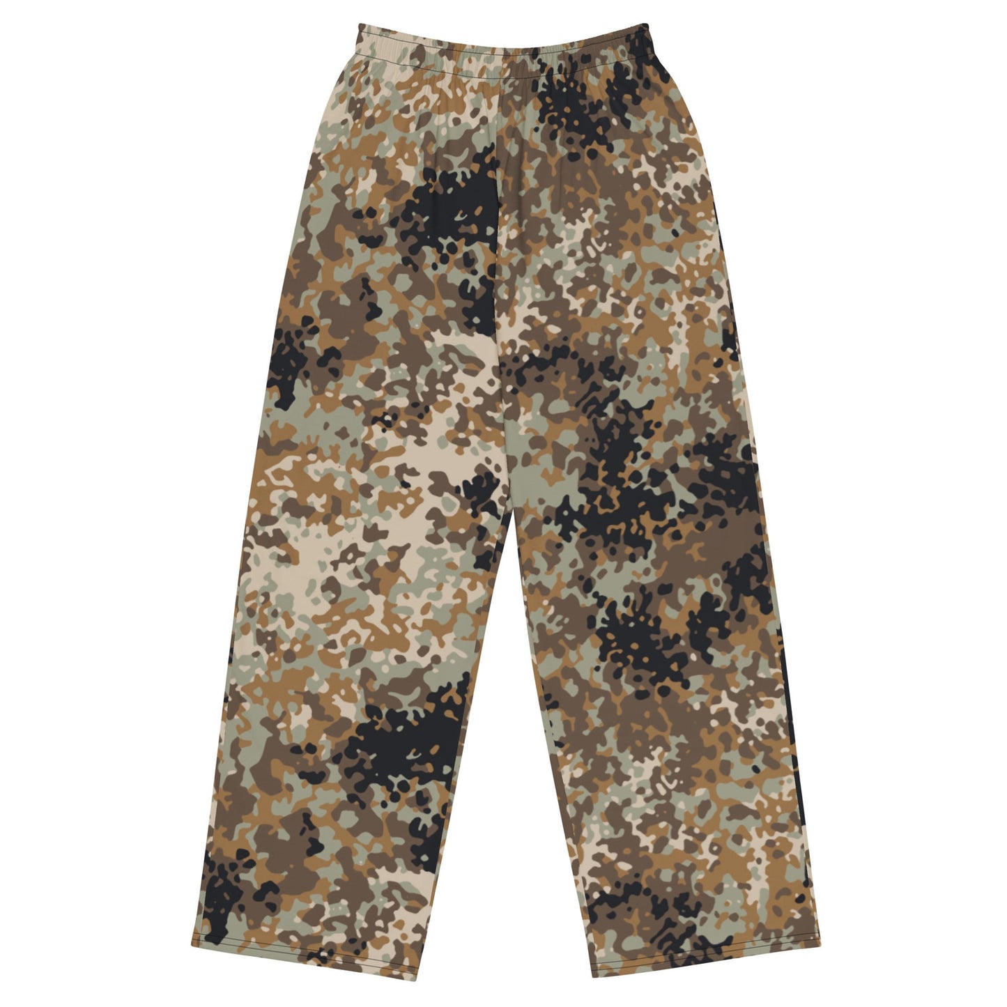 Chinese Flecktarn Tibet tarn Plateau Highland CAMO unisex wide leg pants 2XS Wide Pants