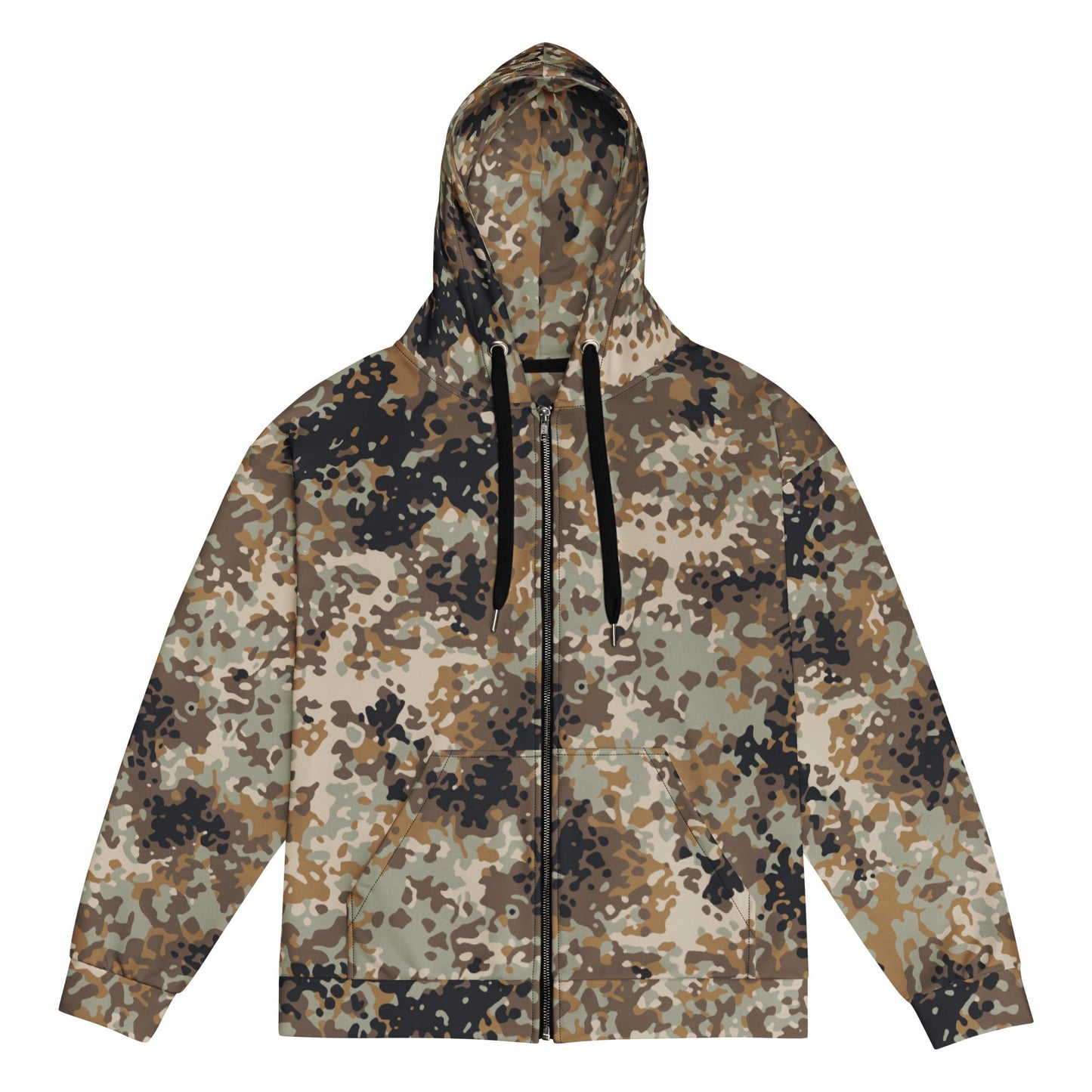 Chinese Flecktarn Tibet tarn Plateau Highland CAMO Unisex zip hoodie 2XS Zip Hoodies