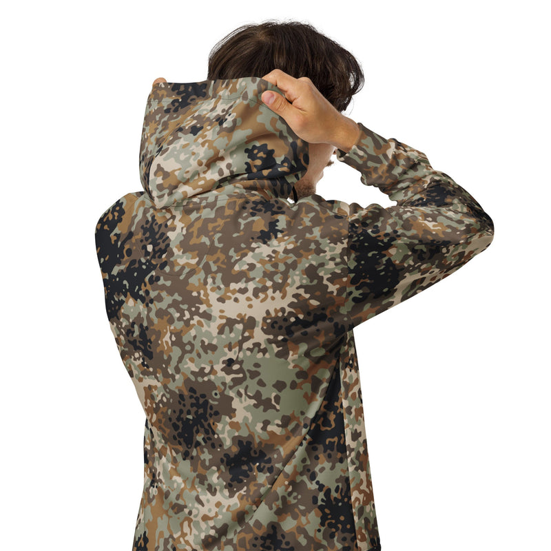 Flecktarn Himalayan Plateau CAMO Unisex Zip Hoodie