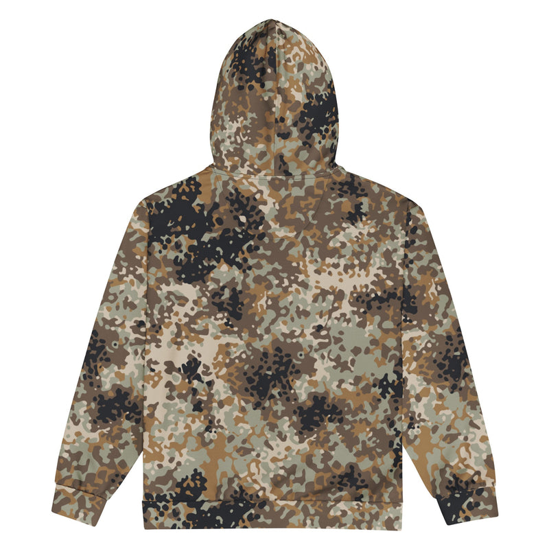 Flecktarn Himalayan Plateau CAMO Unisex Zip Hoodie