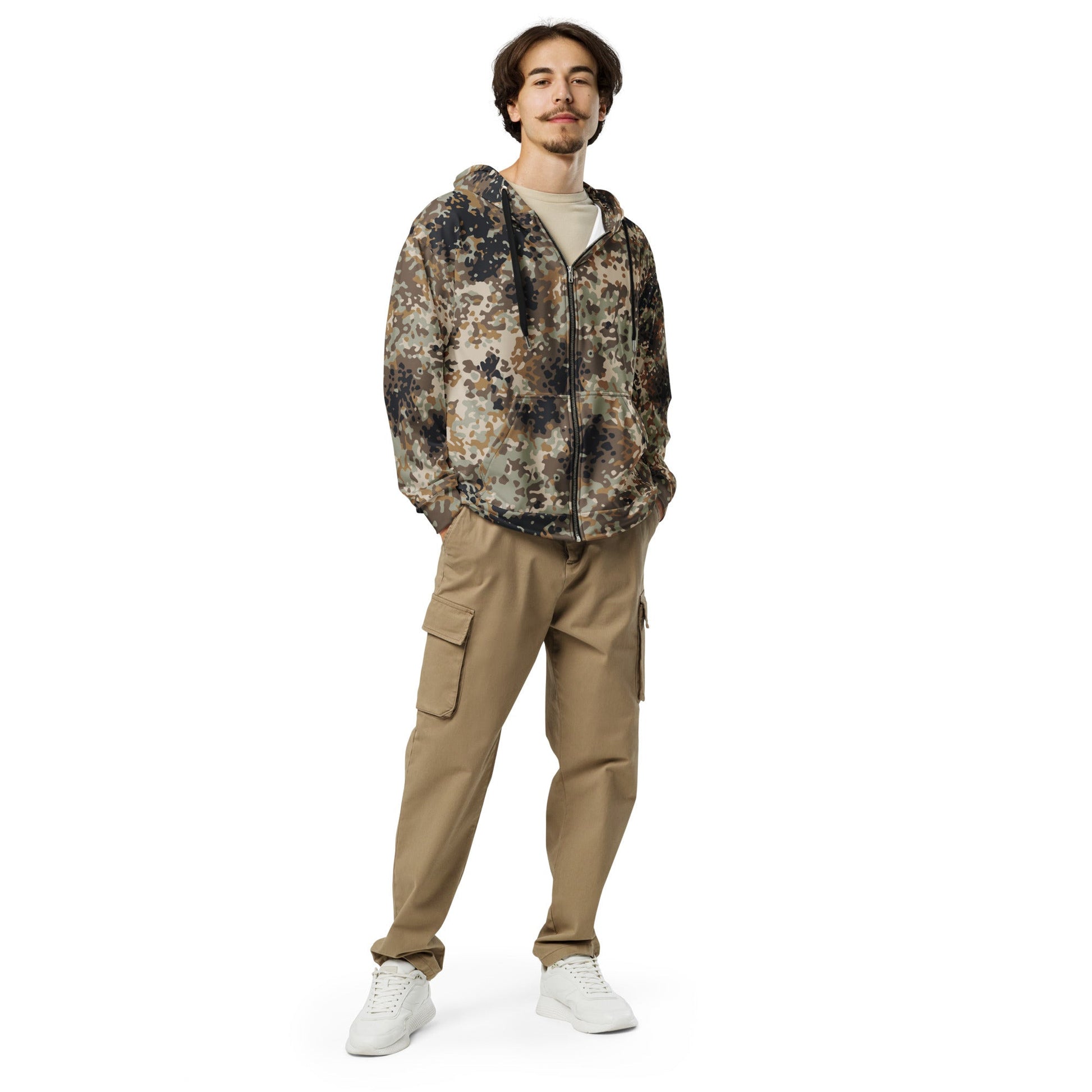 Chinese Flecktarn Tibet tarn Plateau Highland CAMO Unisex zip hoodie Zip Hoodies