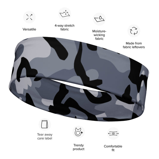 Chinese Marine Blue Oceanic CAMO Headband - M