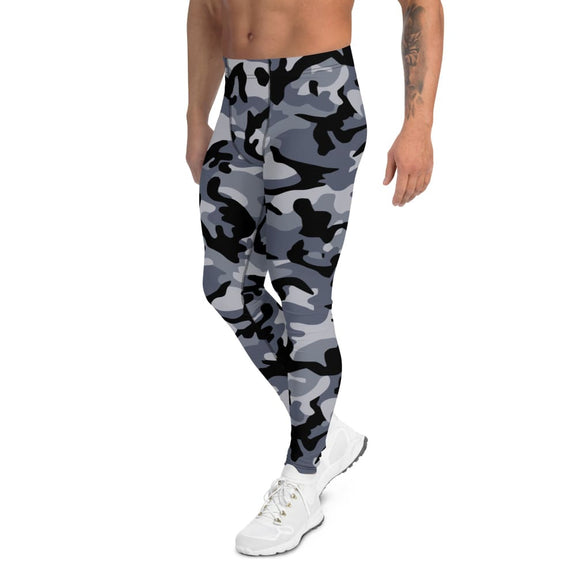 Chinese Marine Blue Oceanic CAMO Men’s Leggings