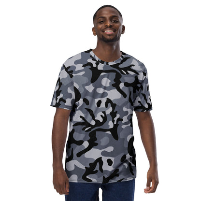 Chinese Marine Blue Oceanic CAMO Men’s T-shirt - Mens T-Shirt