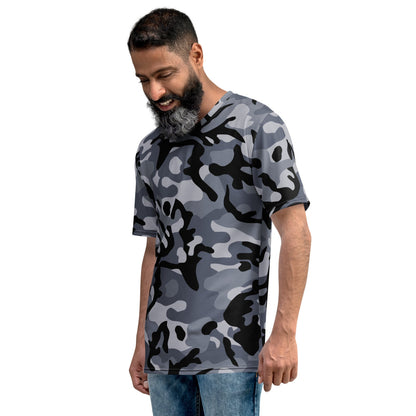 Chinese Marine Blue Oceanic CAMO Men’s T-shirt - Mens T-Shirt