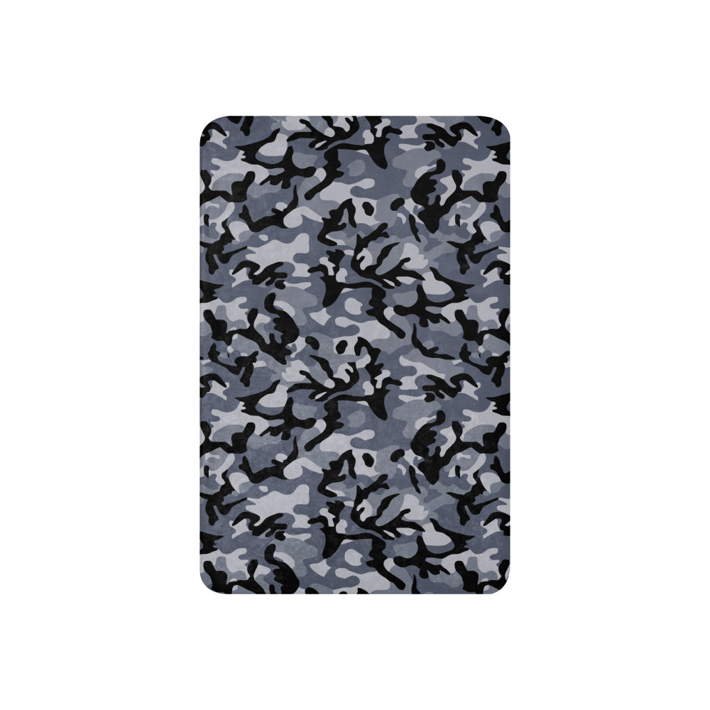 Chinese Marine Blue Oceanic CAMO Sherpa blanket - Blanket