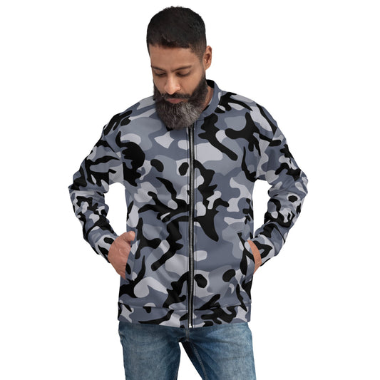 Chinese Marine Blue Oceanic CAMO Unisex Bomber Jacket