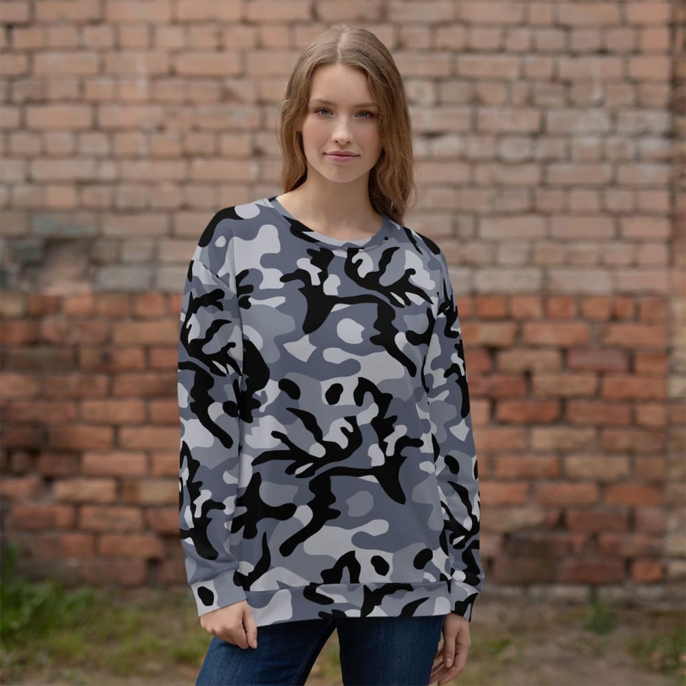 Chinese Marine Blue Oceanic CAMO Unisex Sweatshirt