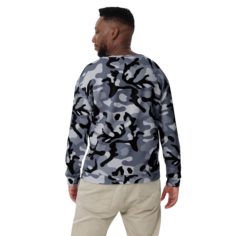 Chinese Marine Blue Oceanic CAMO Unisex Sweatshirt