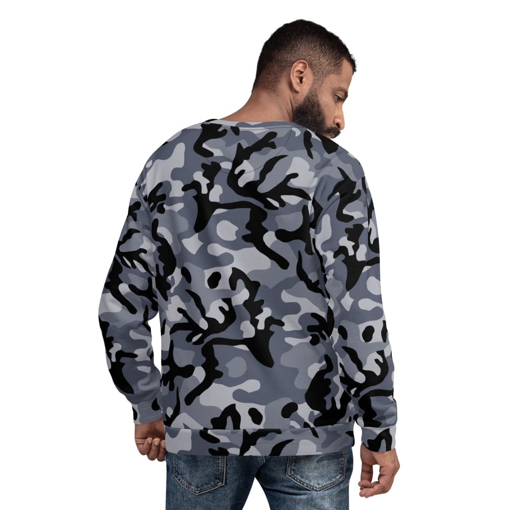 Chinese Marine Blue Oceanic CAMO Unisex Sweatshirt