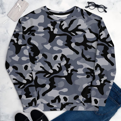 Chinese Marine Blue Oceanic CAMO Unisex Sweatshirt