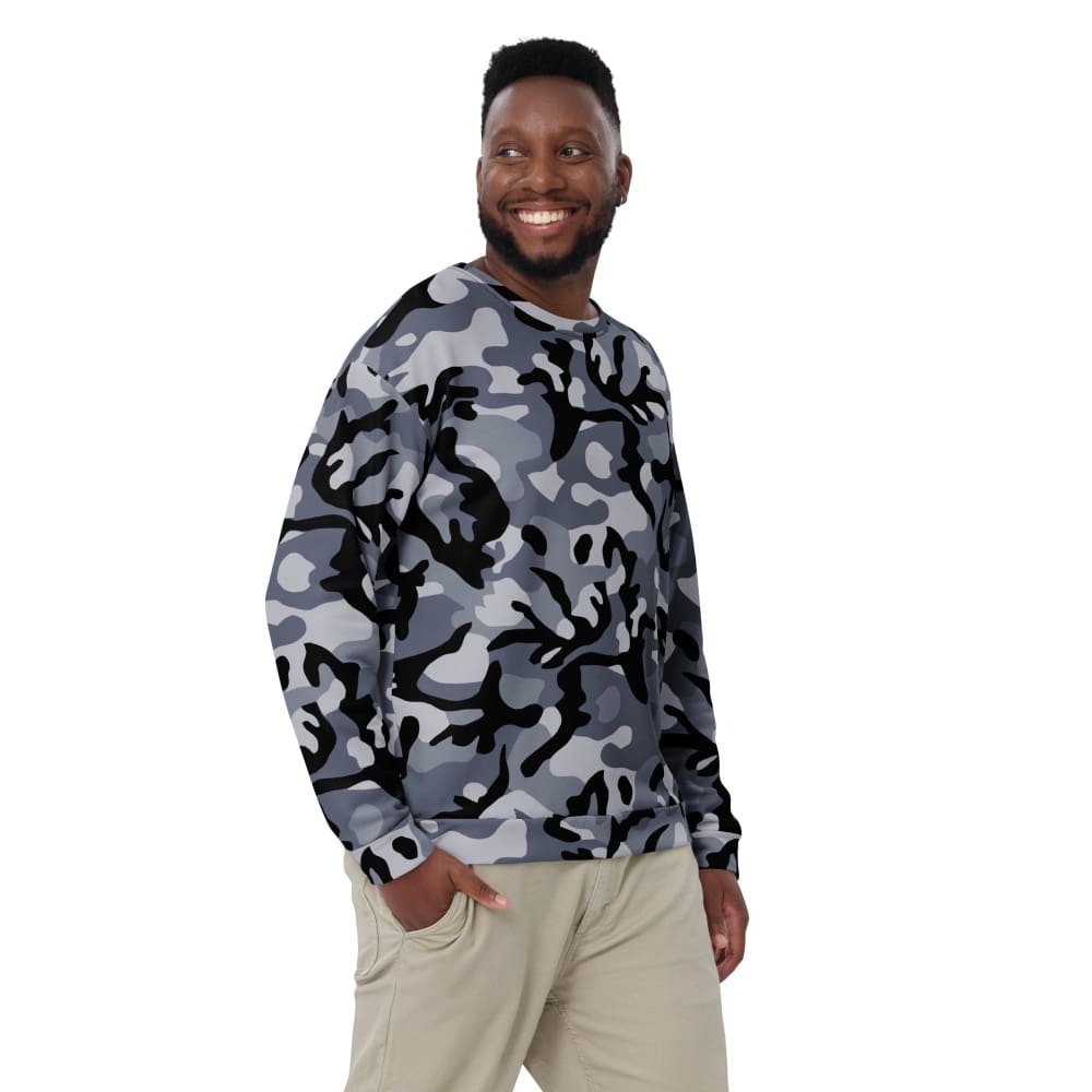 Chinese Marine Blue Oceanic CAMO Unisex Sweatshirt