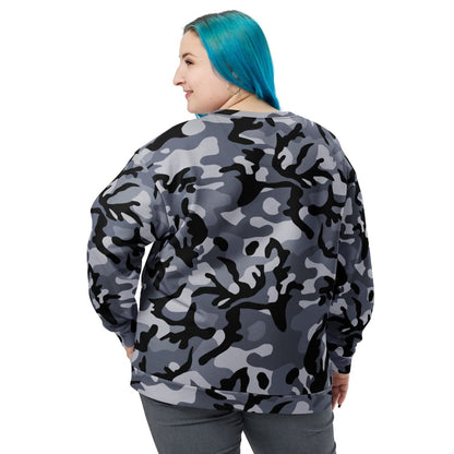 Chinese Marine Blue Oceanic CAMO Unisex Sweatshirt