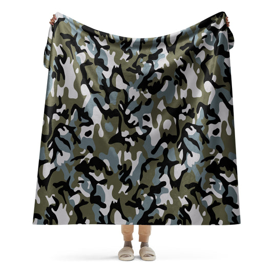 Chinese Marine Oceanic Woodland CAMO Sherpa blanket - 60″×80″ - Blanket