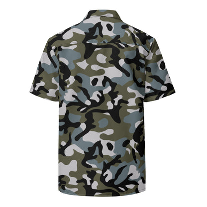 Chinese Marine Oceanic Woodland CAMO Unisex button shirt - Button Shirt