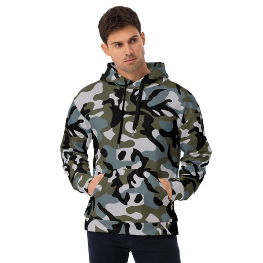 Chinese Marine Oceanic Woodland CAMO Unisex Hoodie - 2XS