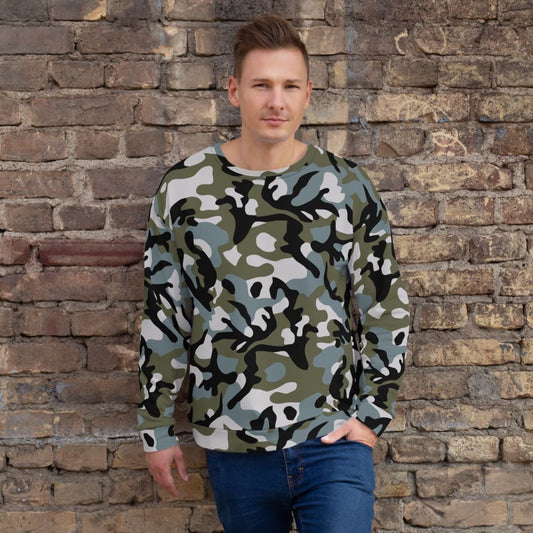 Chinese Marine Oceanic Woodland CAMO Unisex Sweatshirt - XS