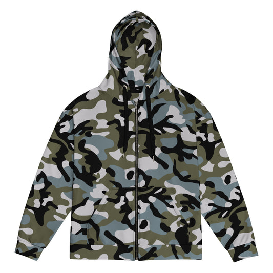 Chinese Marine Oceanic Woodland CAMO Unisex zip hoodie - Zip Hoodie