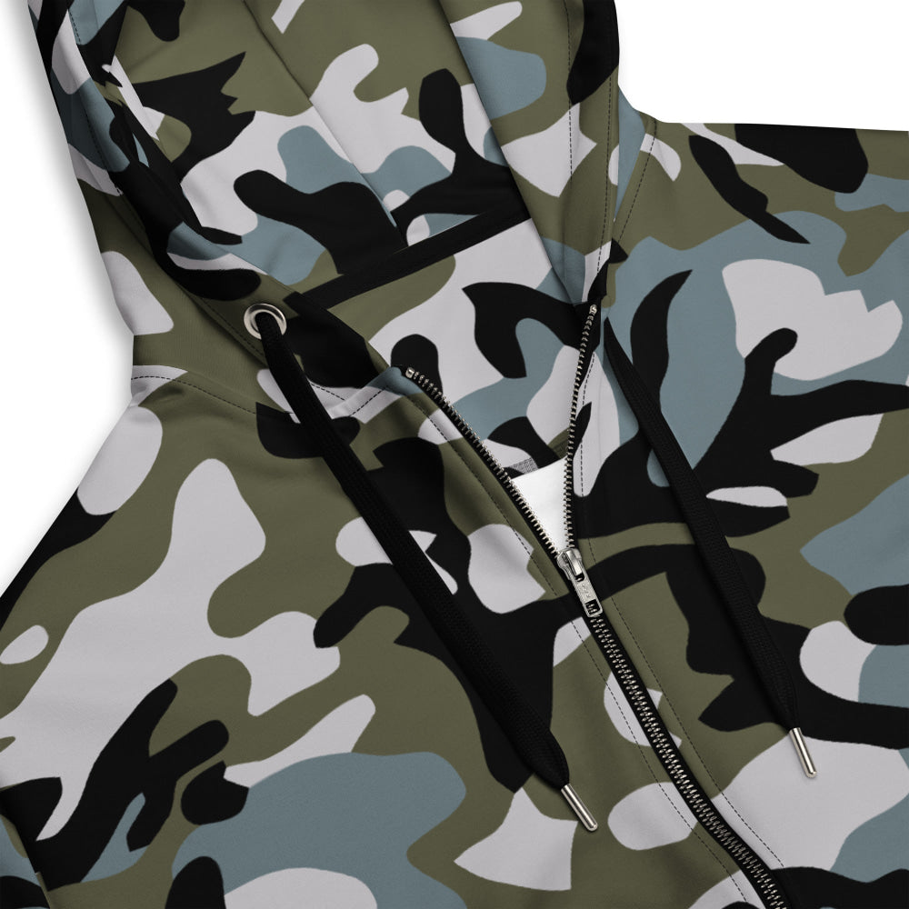 Chinese Marine Oceanic Woodland CAMO Unisex zip hoodie - Zip Hoodie