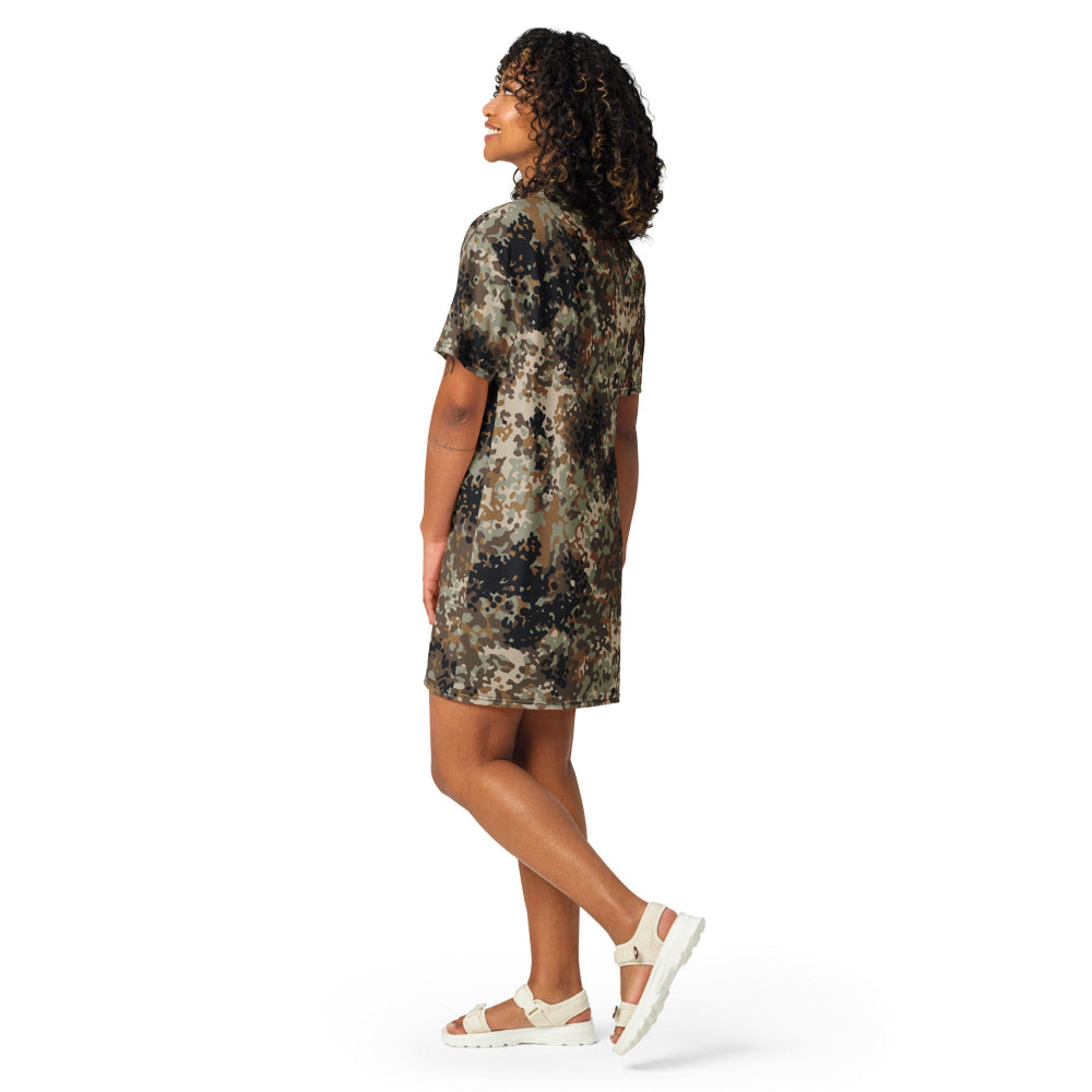 Chinese Plateau Tibet-tarn Highland CAMO T-shirt dress - Womens T-Shirt Dress