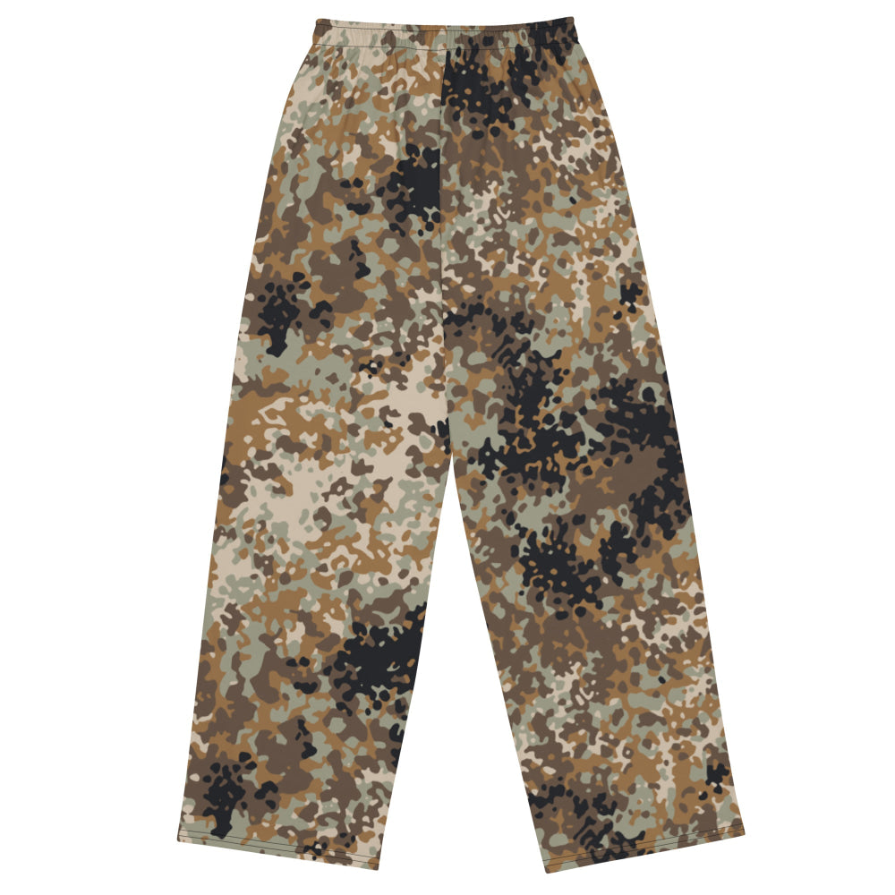 Chinese Plateau Tibet-tarn Highland CAMO unisex wide-leg pants - Unisex Wide-Leg Pants