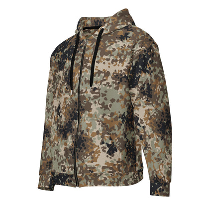 Chinese Plateau Tibet-tarn Highland CAMO Unisex zip hoodie - 2XS - Zip Hoodie