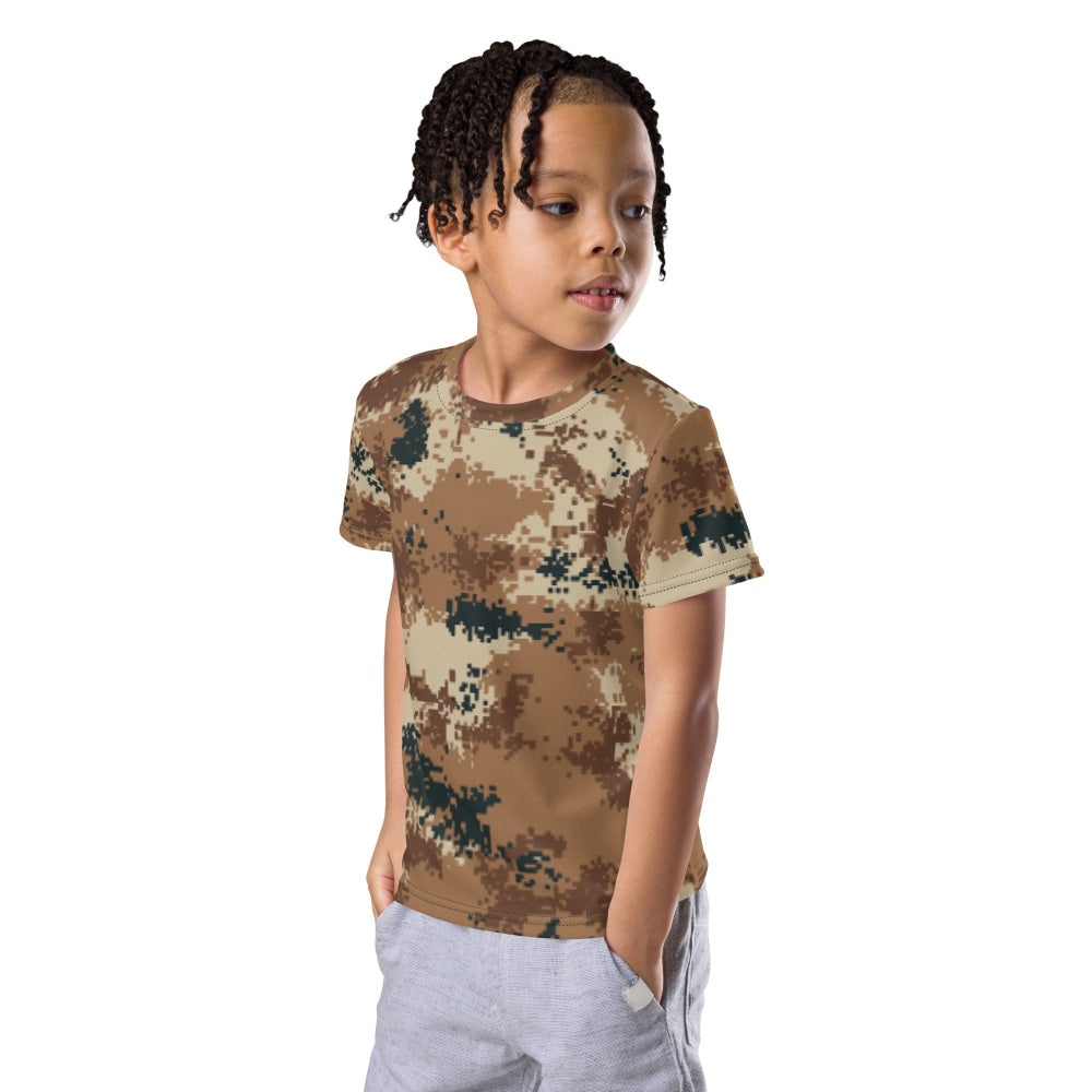 Chinese Type 07 Arid CAMO Kids crew neck t-shirt - Crew Neck T-shirt