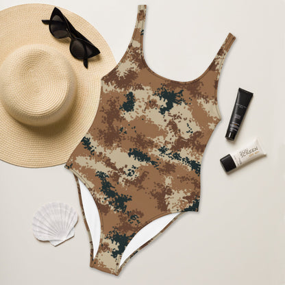 Chinese Type 07 Arid CAMO One-Piece Swimsuit - Womens