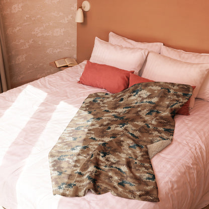 Chinese Type 07 Arid CAMO Sherpa blanket - Blanket