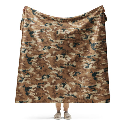 Chinese Type 07 Arid CAMO Sherpa blanket - 60″×80″ - Blanket