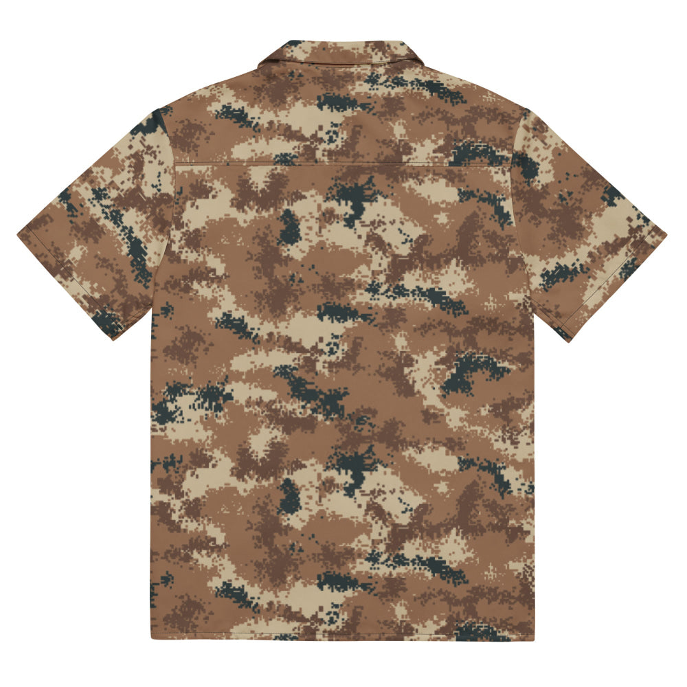 Chinese Type 07 Arid CAMO Unisex button shirt - Button Shirt