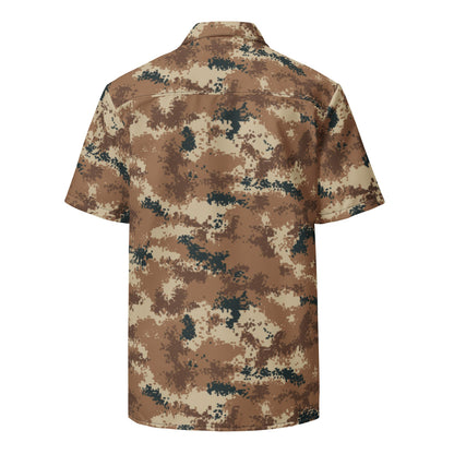 Chinese Type 07 Arid CAMO Unisex button shirt - Button Shirt