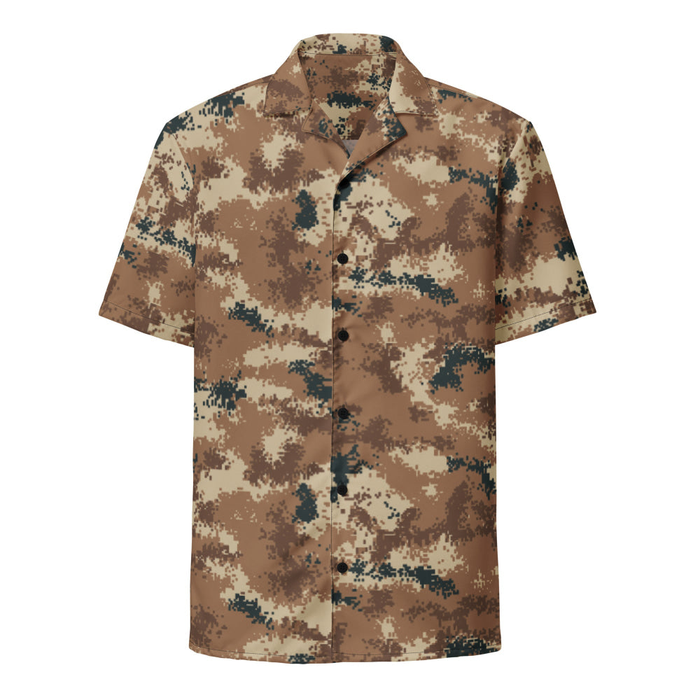 Chinese Type 07 Arid CAMO Unisex button shirt - Button Shirt