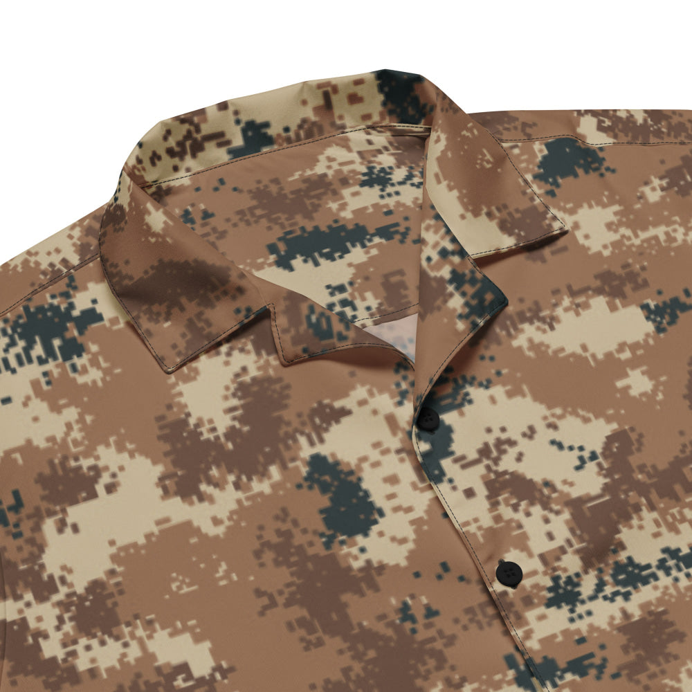 Chinese Type 07 Arid CAMO Unisex button shirt - Button Shirt