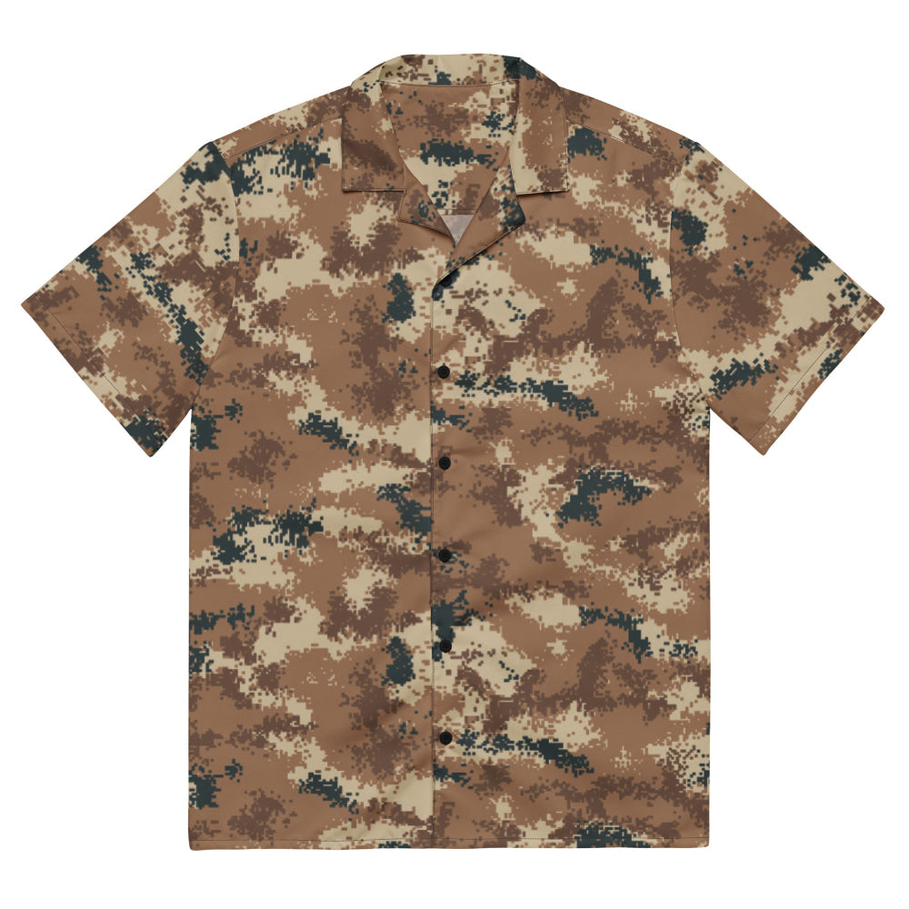 Chinese Type 07 Arid CAMO Unisex button shirt - Button Shirt