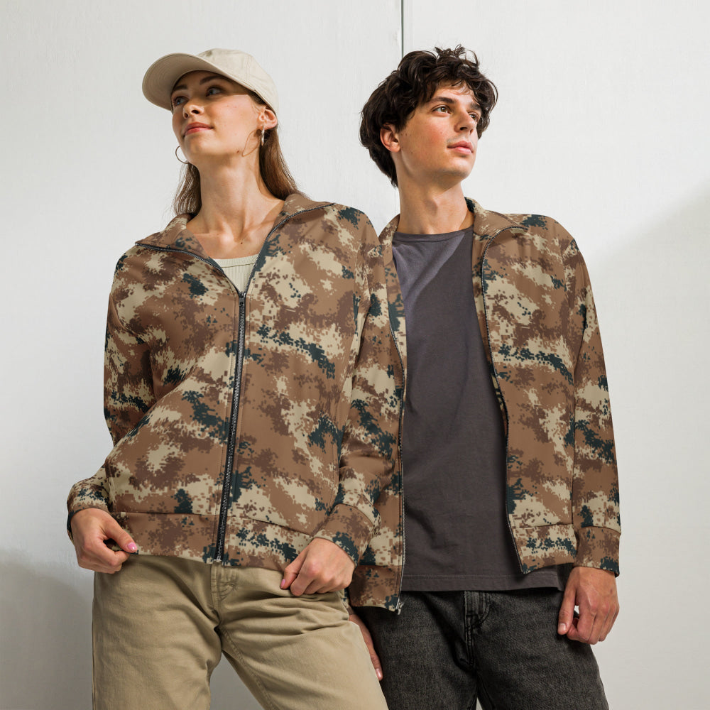 Chinese Type 07 Arid CAMO Unisex track jacket - 2XS - Track Jacket