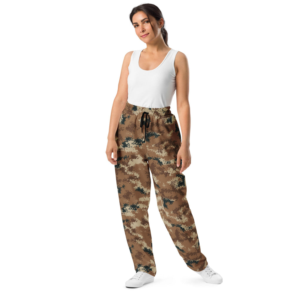 Chinese Type 07 Arid CAMO Wide-leg joggers - Unisex Joggers