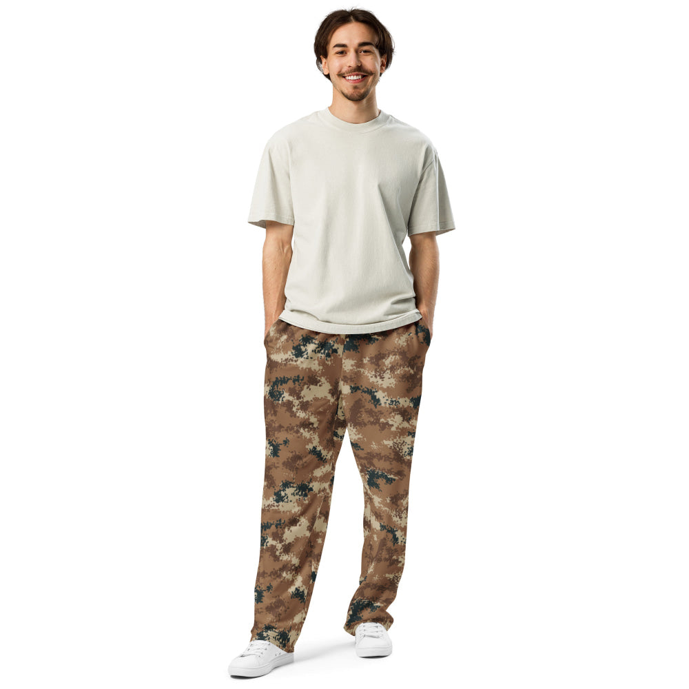 Chinese Type 07 Arid CAMO Wide-leg joggers - Unisex Joggers