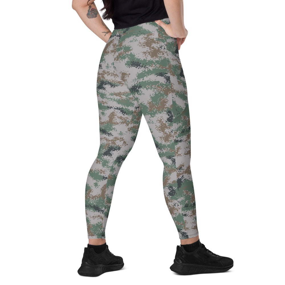 Chinese Type 07 Universal CAMO Leggings with pockets - 2XS - Womens With Pockets