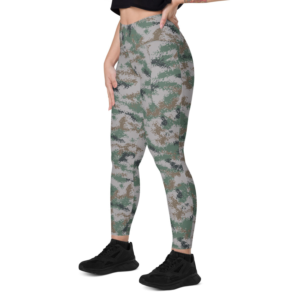 Chinese Type 07 Universal CAMO Leggings with pockets - Womens With Pockets