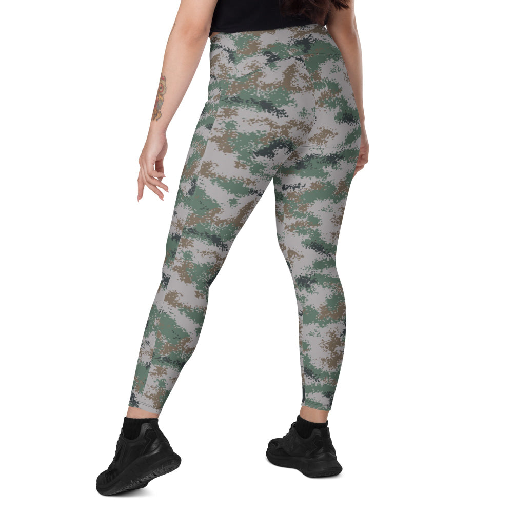 Chinese Type 07 Universal CAMO Leggings with pockets - Womens With Pockets