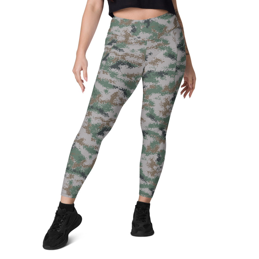 Chinese Type 07 Universal CAMO Leggings with pockets - Womens With Pockets