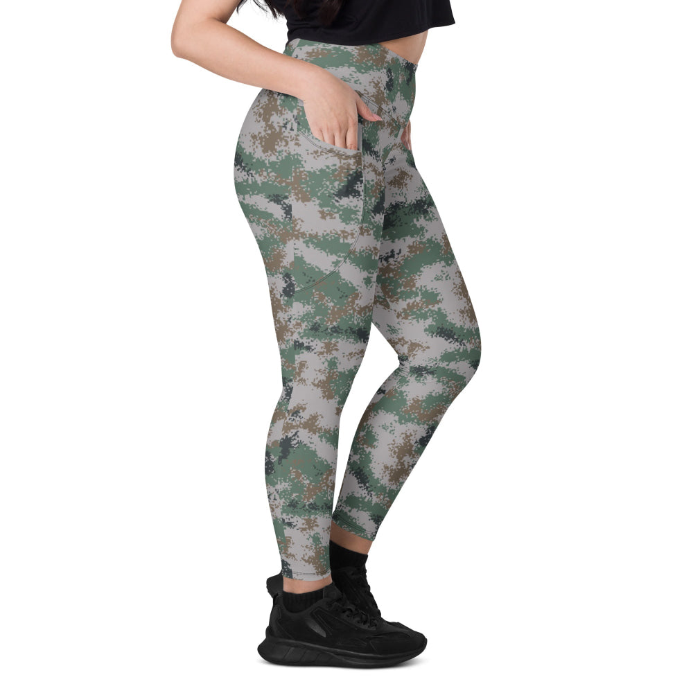 Chinese Type 07 Universal CAMO Leggings with pockets - Womens With Pockets