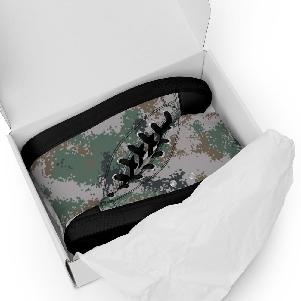 Chinese Type 07 Universal CAMO Men’s high top canvas shoes - Mens High Top Canvas Shoes