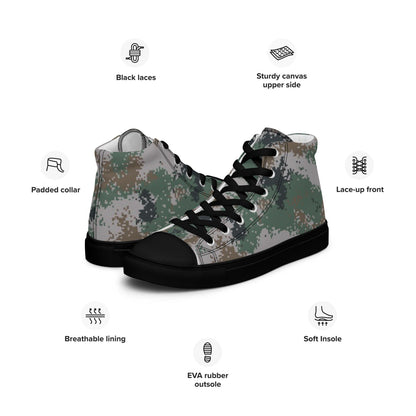 Chinese Type 07 Universal CAMO Men’s high top canvas shoes - Mens High Top Canvas Shoes