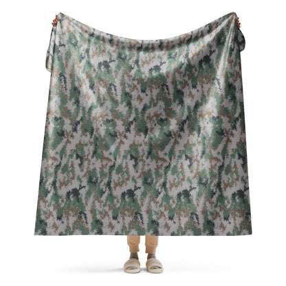 Chinese Type 07 Universal CAMO Sherpa blanket - 60″×80″ - Blanket