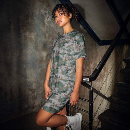 Chinese Type 07 Universal CAMO T-shirt dress - 2XS - Womens T-Shirt Dress