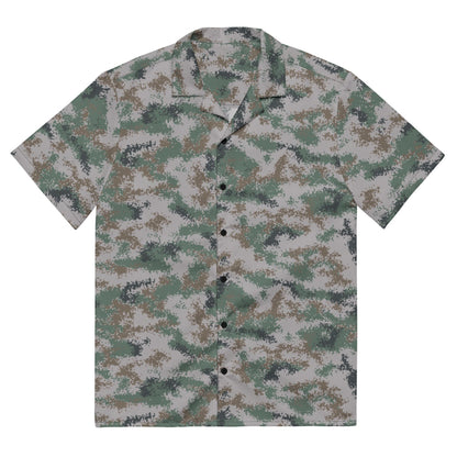 Chinese Type 07 Universal CAMO Unisex button shirt - 2XS - Button Shirt